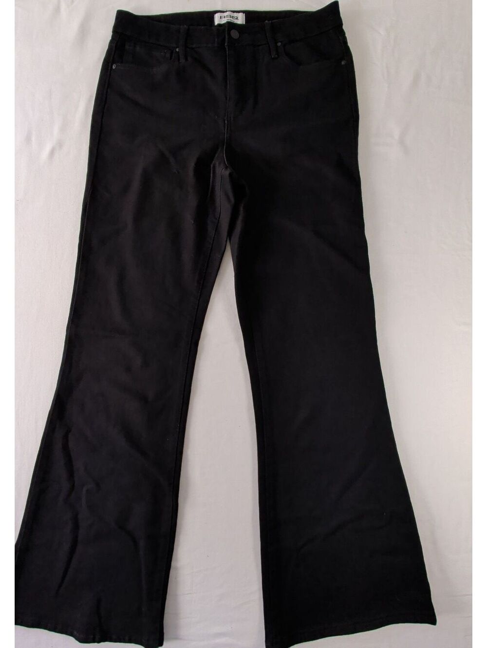RSQ Black Mid High Rise Flare Jeans Bootcut Denim Size 31